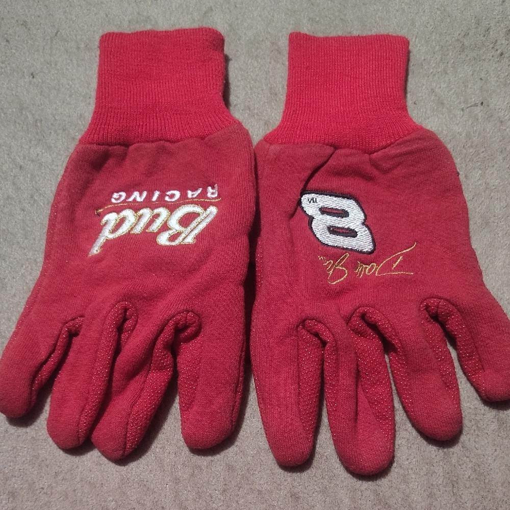 Bud Racing Red Gloves